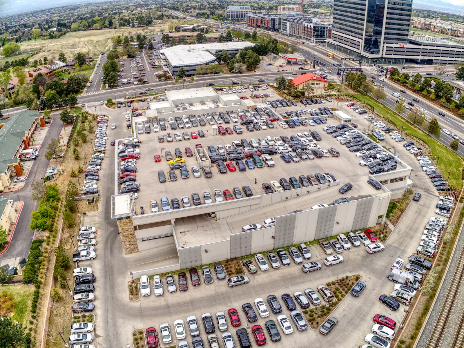 aerial view of city buildings during daytime